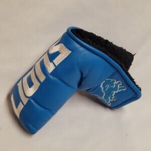 Detroit Lions Blade Putter Cover Magnetic NFL Team Golf Vintage Retro Throwback